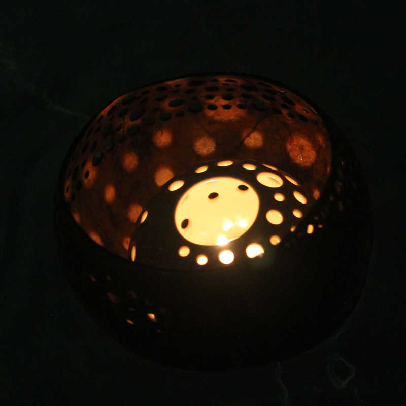 Floating Gravel Candle Holder - Image 3
